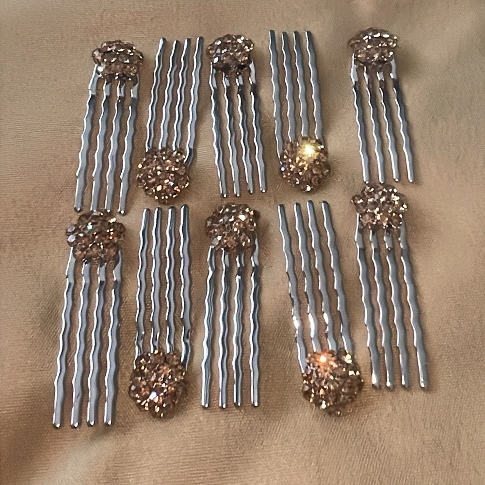SOHO Style Elegant Gold Hair Combs
